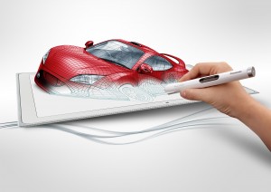 Den nye 4K toughpad er ideel til 3D-modellering og CAD-programmer