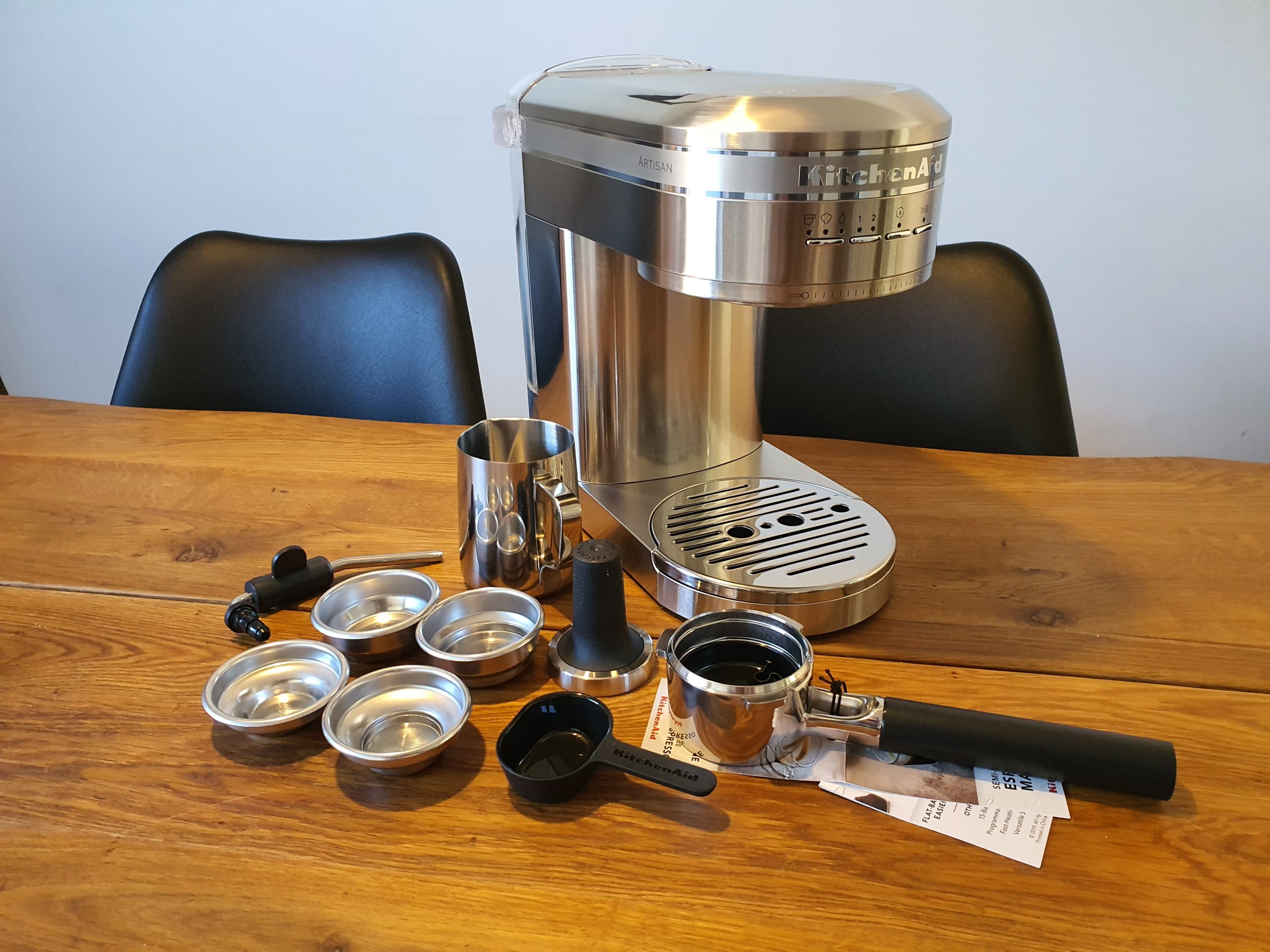 klodset tæerne Dusør Test: KitchenAid Artisan 5KES6503 Espressomaskine | eReviews.dk