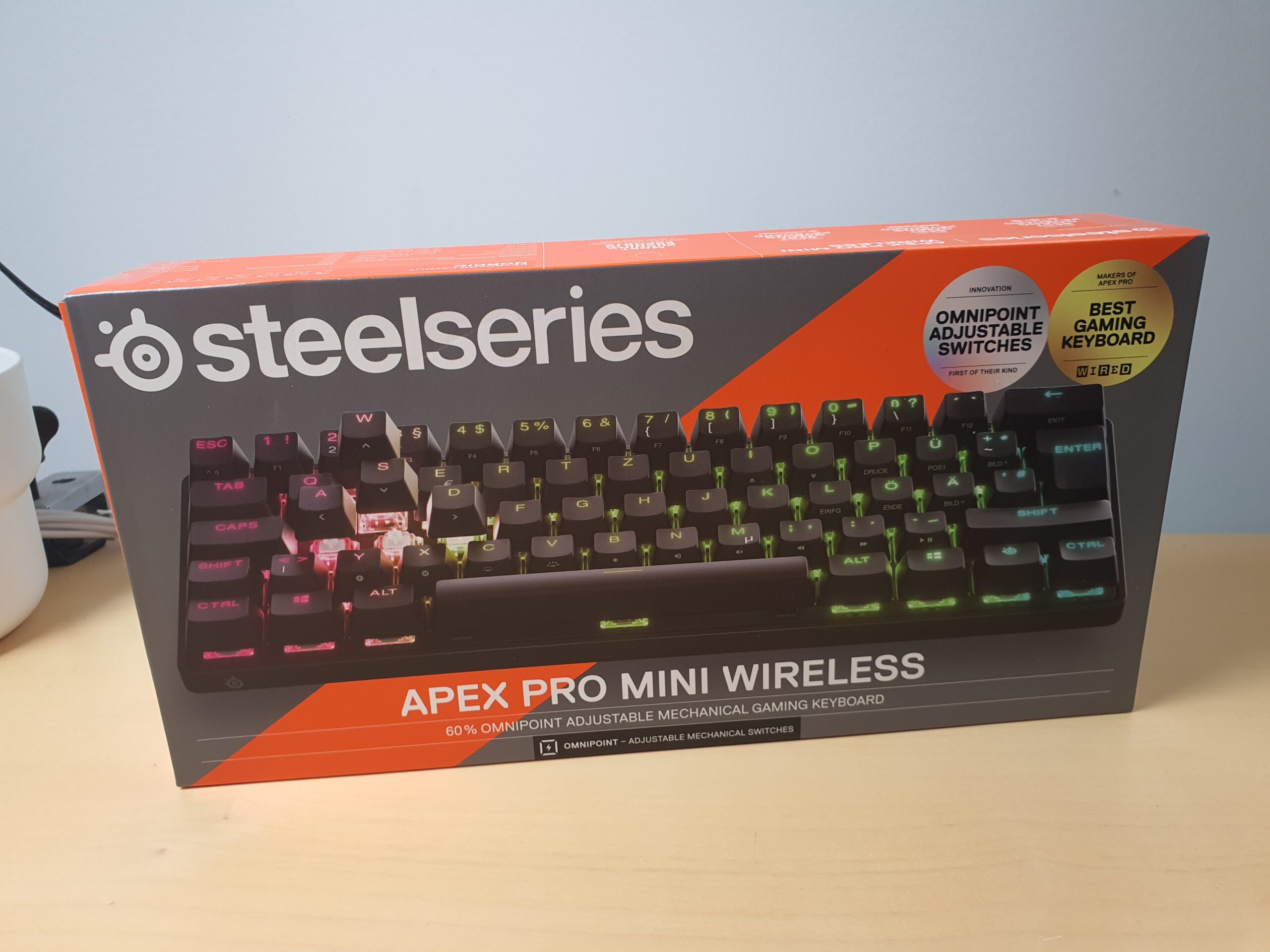 Wireless gamingtastatur Test: SteelSeries Mini Apex Pro